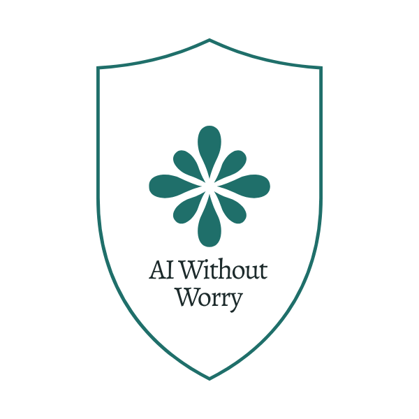 AI Without Worry shield logo