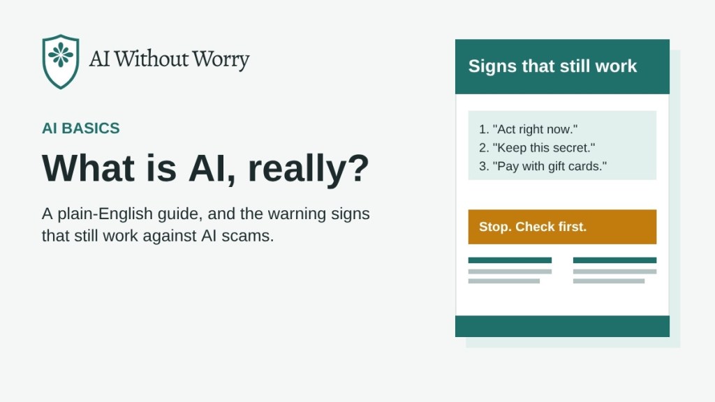 What is AI, really? A plain-English guide from AI Without Worry